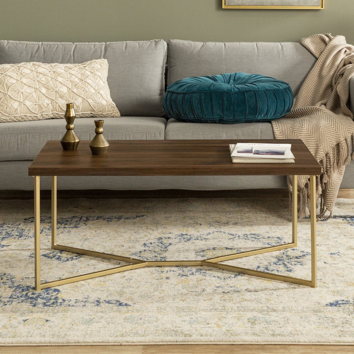 V Shape Rode Based Center Table – Metal Furniture