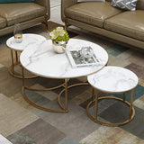 3 pieces Round Center Table Set For Living Room table