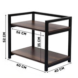 2 Shelf Oven Rack Kitchen Organizer Metal Frame