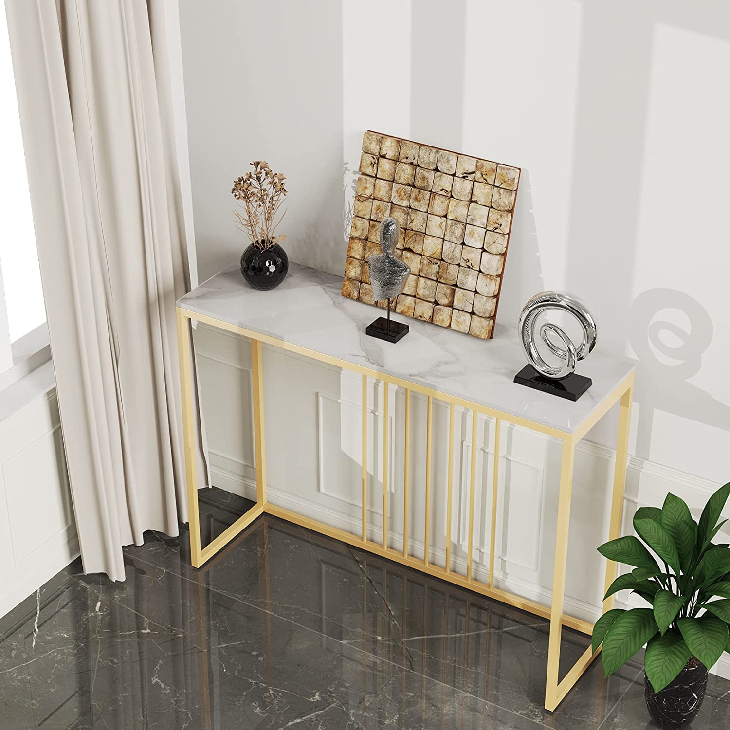 Narrow Rode Console Table – Metal Furniture