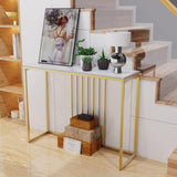 Narrow Rode Console Table Entryway Living Room Table
