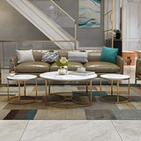 3 pieces Round Center Table Set For Living Room table