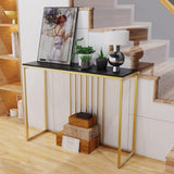 Narrow Rode Console Table Entryway Living Room Table