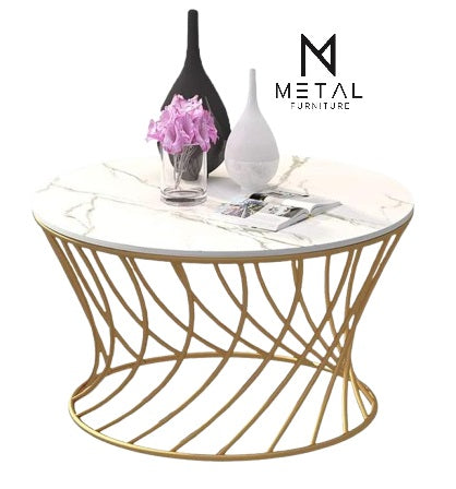 Round Curve Rode Based Center Table Living Room Table