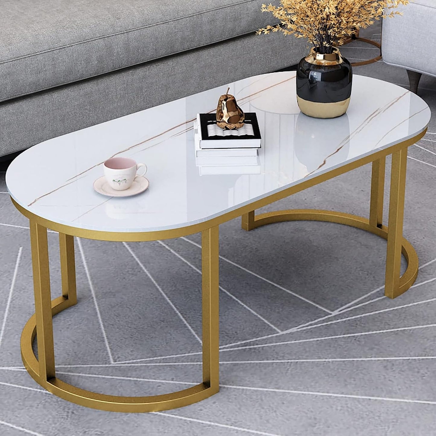Ove Shape Center Table  versatile elegant Style Living Room Table