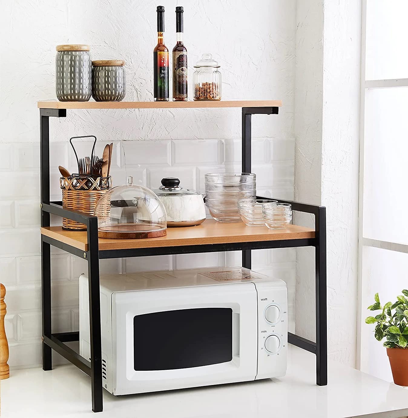 Oven Rack with Small Shelf – Metal Furniture