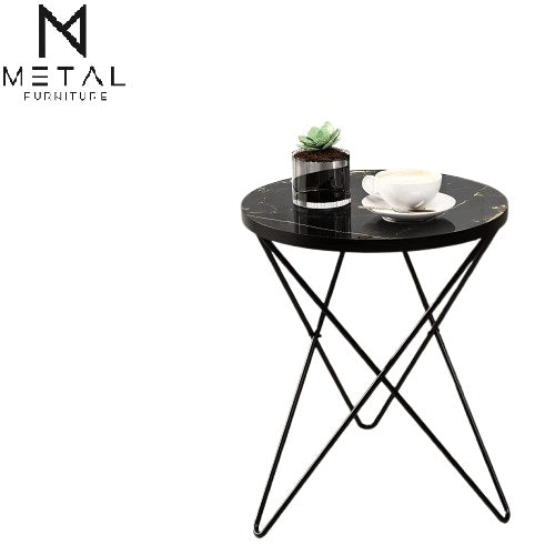 Modern Minimalist Coffee Table Living Room Table Round Top Side Table