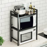 Double Shelf Metal Oven Rack Kitchen Organizer