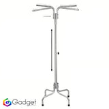 Boutique Hanger 4 Layer Cloth Hanging Stand 48 Hangers Hanging Space Silver