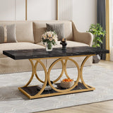 Center Ring Square Center Table Living Room Table