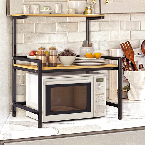 Over Rack Shele Oven Rack with Small Shelf – Metal Furniture