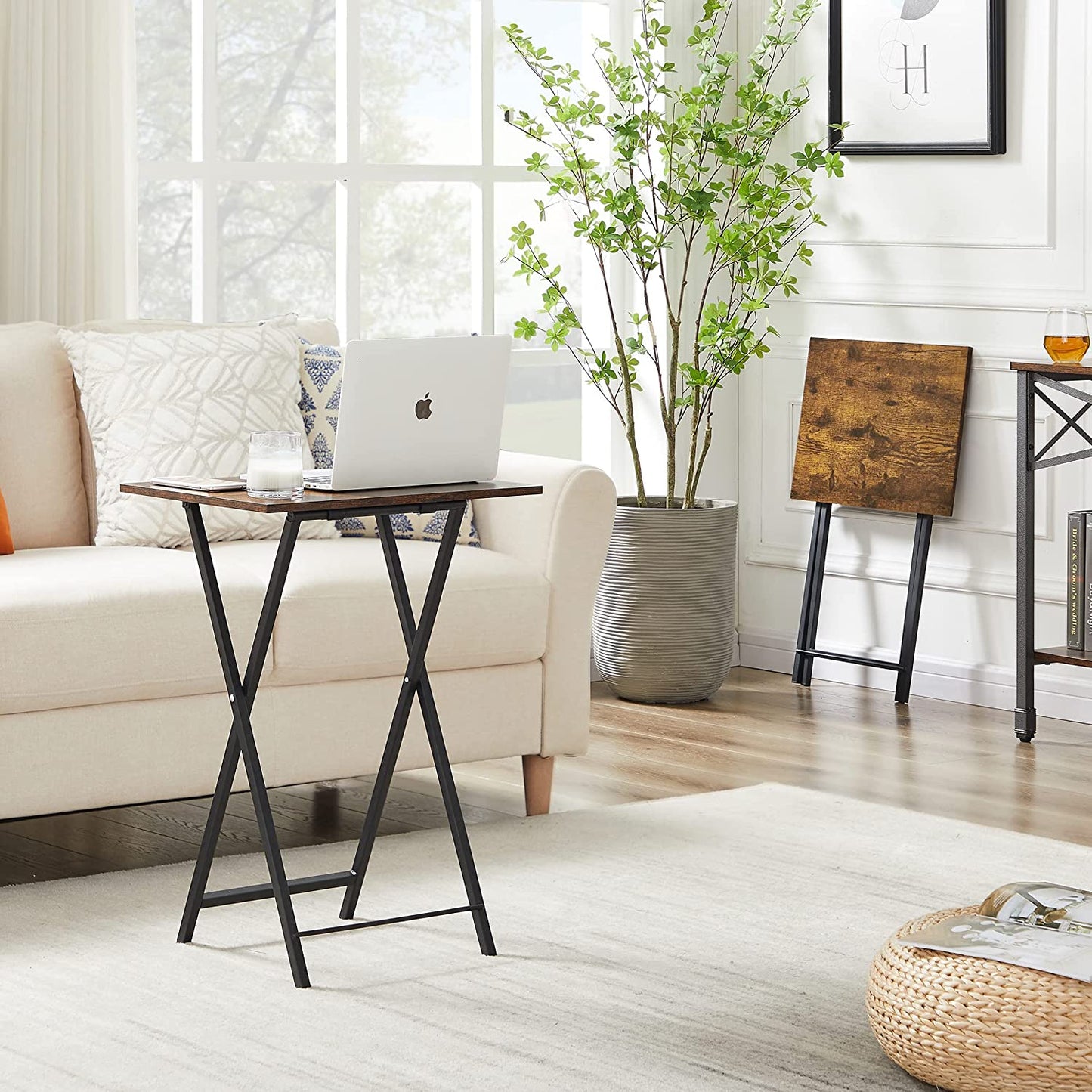 Simple Folding Sofa Table – Metal Furniture

