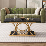 Center Ring Square Center Table Living Room Table