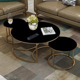 3 pieces Round Center Table Set For Living Room table