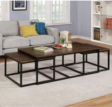 3 pieces Center Table Set Modern Look Living Room Table