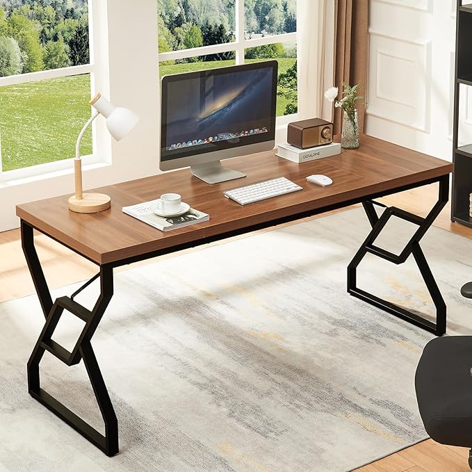 Metal Furniture office desk with minimalist design, sleek finish, ideal for home workspace, study room, and professional setups.
