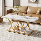 Center Ring Square Center Table Living Room Table