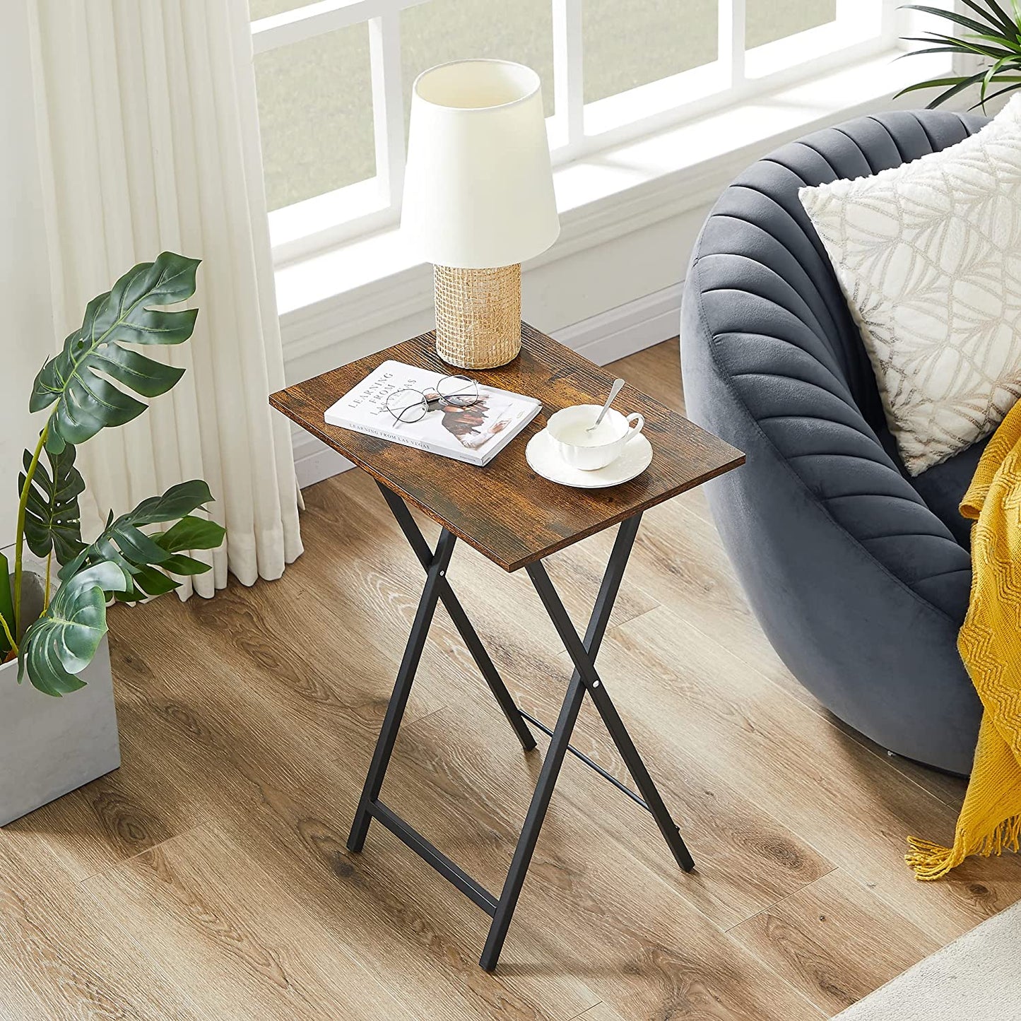 Simple Folding Sofa Table – Metal Furniture

