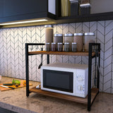 2 Shelf Oven Rack Kitchen Organizer Metal Frame