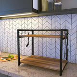 2 Shelf Oven Rack Kitchen Organizer Metal Frame