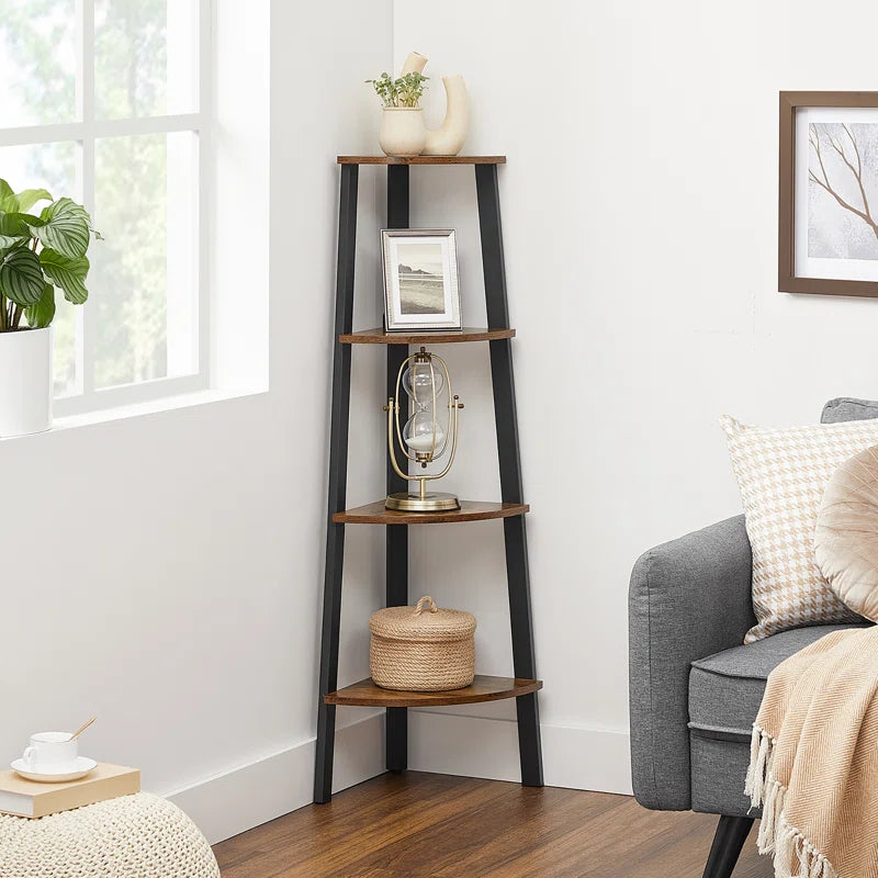 Modern 4 Tier Corner Shelf