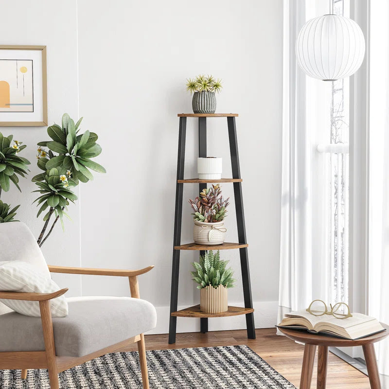 Modern 4 Tier Corner Shelf