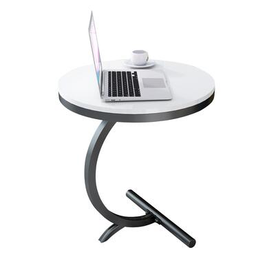 Bend Shaped Coffee Table Round Side Table Modern Style Coffee Table