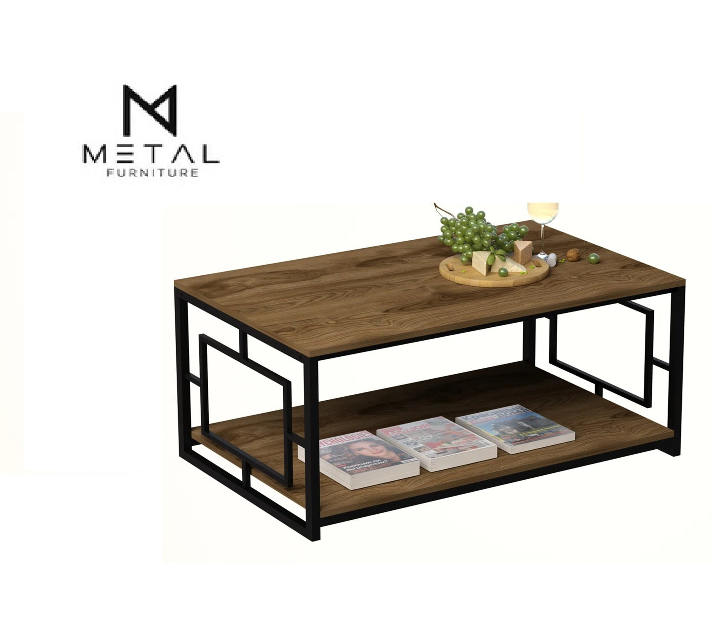 2 Shelf Center Table New & Modern Desion Elegant Look