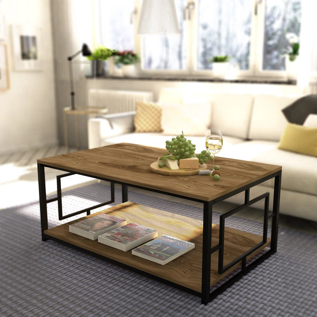 2 Shelf Center Table New & Modern Desion Elegant Look