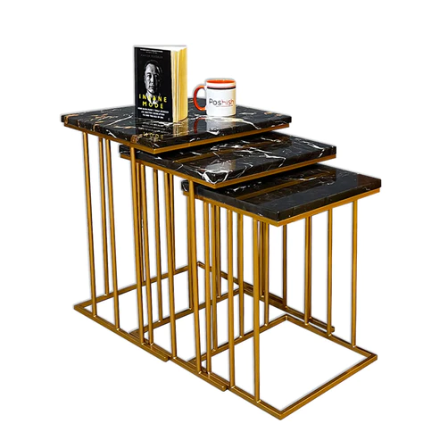 3-Piece Nesting Square Table 