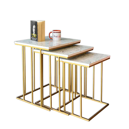 3-Piece Nesting Square Table 