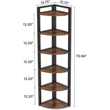 Living Room Book Shelf – 5/6 Layer Corner Bookshelf