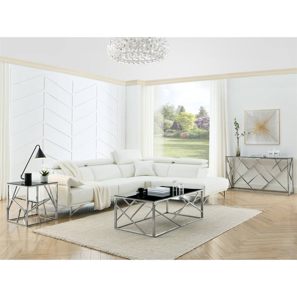 Multiple Rode Based Center Table Marble Texture Top