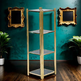 Square Shape Corner Rack Makeup Organizer Rack