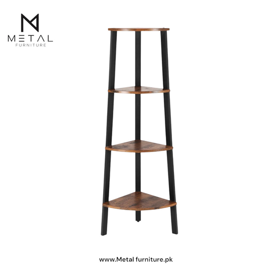 Modern 4 Tier Corner Shelf