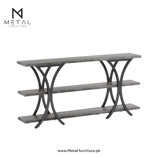Long Narrow Console Table Sofa Table for Entryway Living Room