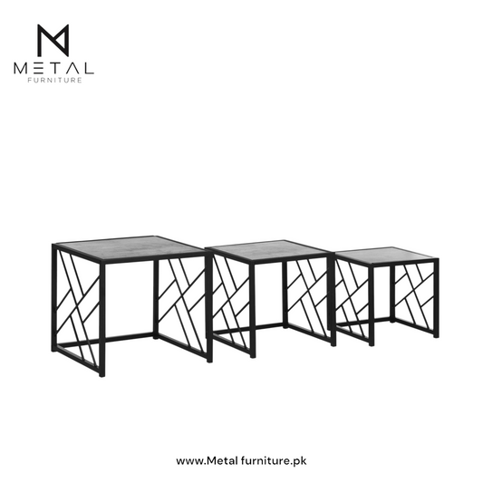 Square Nesting Tables Set Of 3 Round 