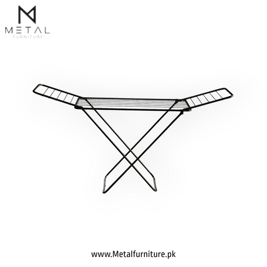 “Foldable Cloth Drying Stand – Lightweight, Weather-Resistant, Portable Laundry Rack with Strong Metal Frame for Indoor & Outdoor Use, Perfect for Clothes, Towels, and Daily Laundry Needs.”