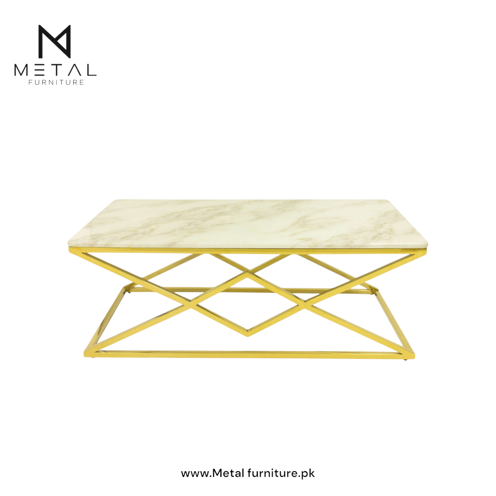 Designer Wooden Marble Center Table