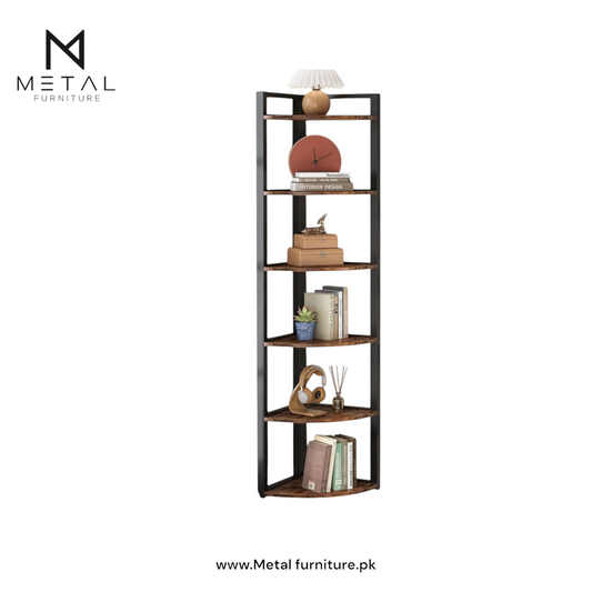 Corner Bookshelf for Living Room
