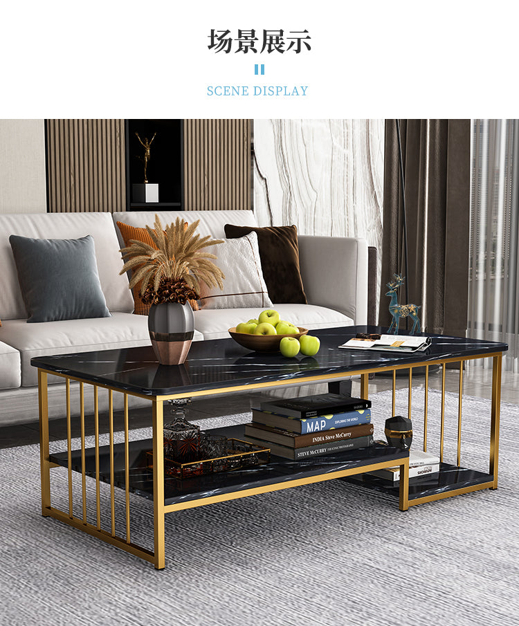 3 Shelf Center Table Elegant Luxury Look Modern Style