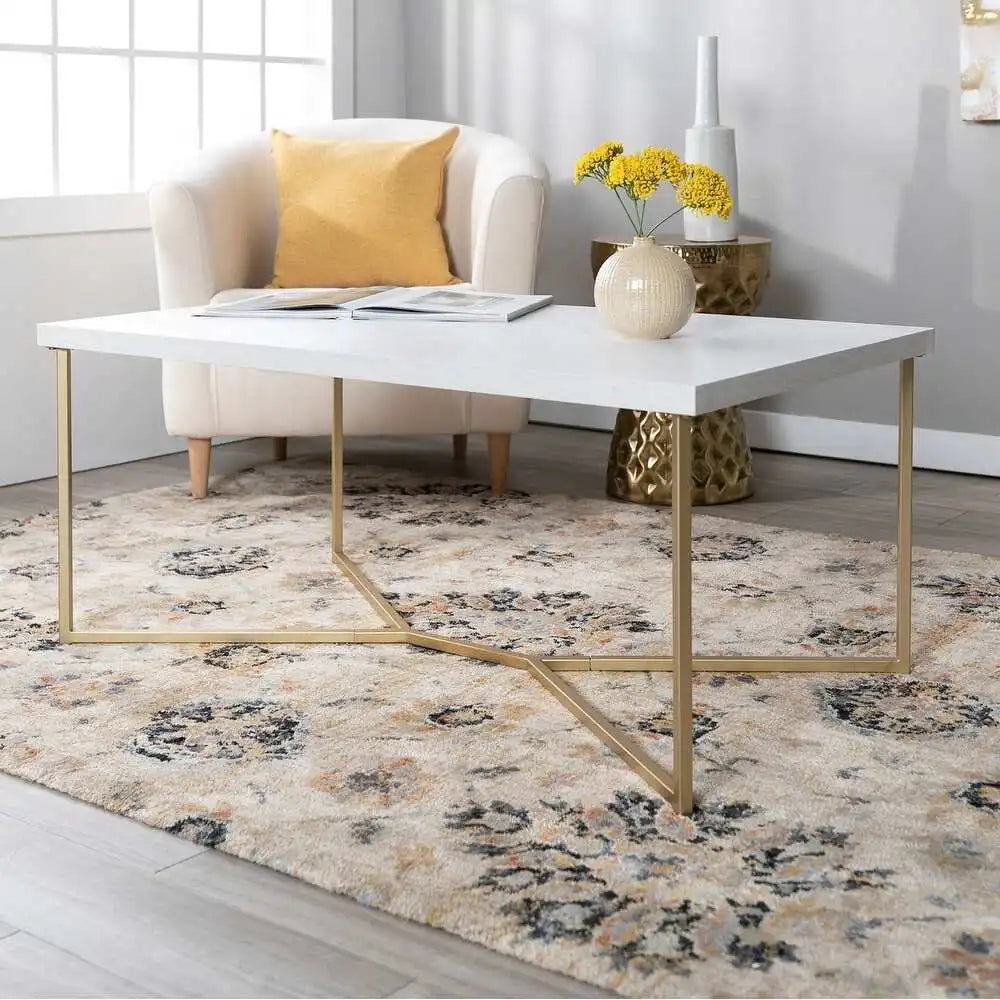 V Shape Rode Based Center Table – Metal Furniture