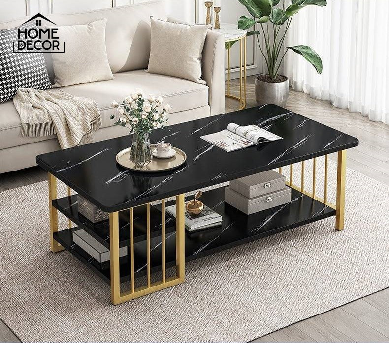 3 Shelf rectangular shape Center Table Luxury Style Table