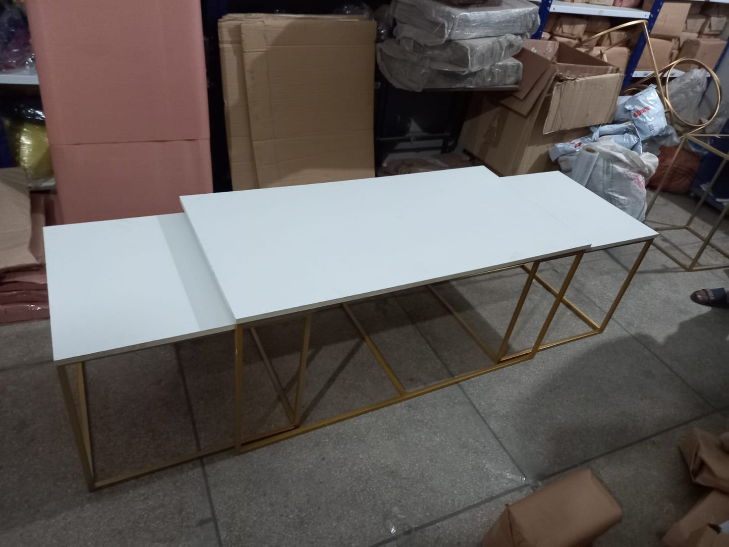 3 pieces Center Table Set Modern Look Living Room Table