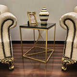 Center Curve Rode Based Coffee Table Sofa Side Table