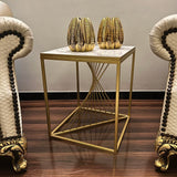 Center Curve Rode Based Coffee Table Sofa Side Table