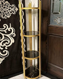 Circle Shape Corner Rack Wall Side Corner Rack