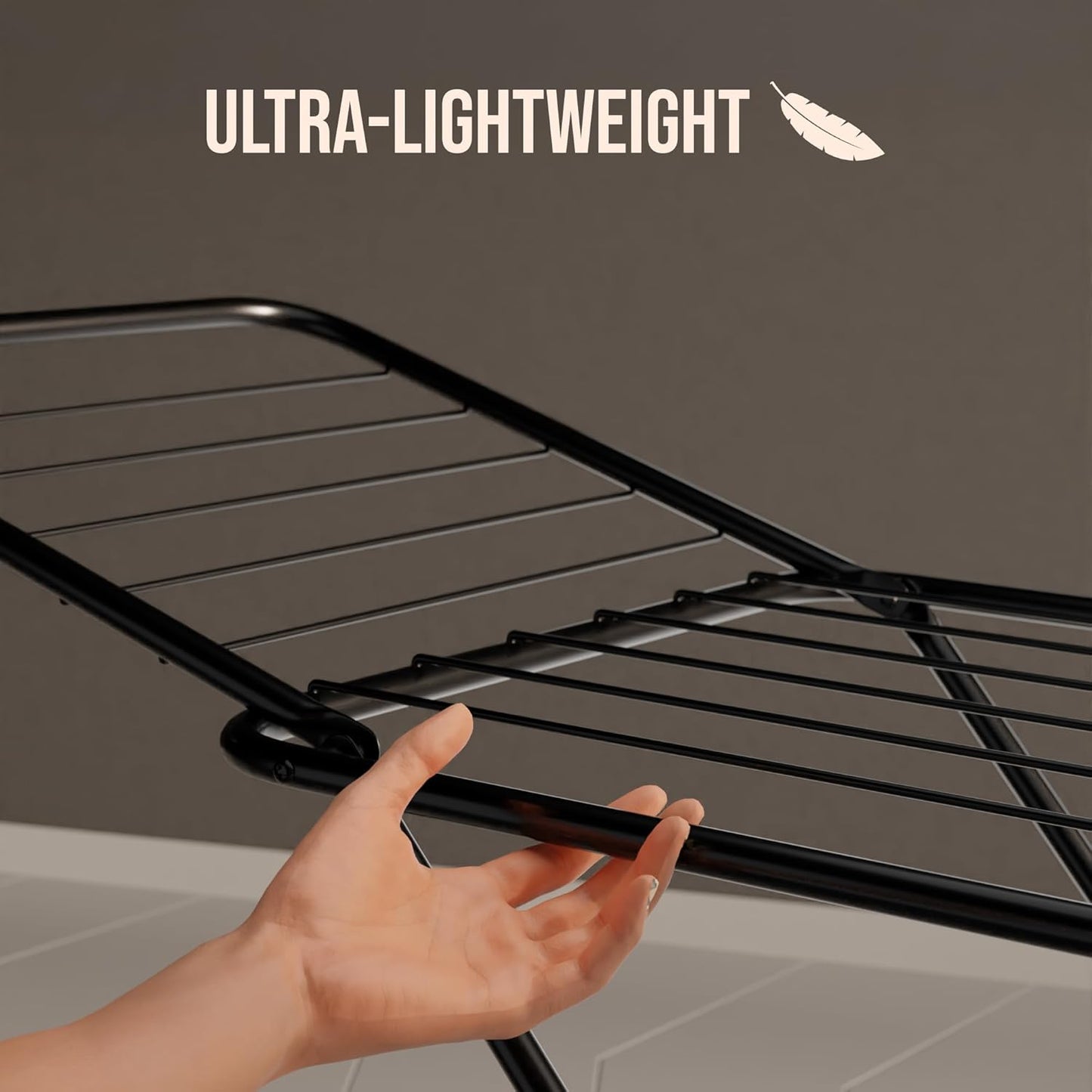“Foldable Cloth Drying Stand – Lightweight, Weather-Resistant, Portable Laundry Rack with Strong Metal Frame for Indoor & Outdoor Use, Perfect for Clothes, Towels, and Daily Laundry Needs.”