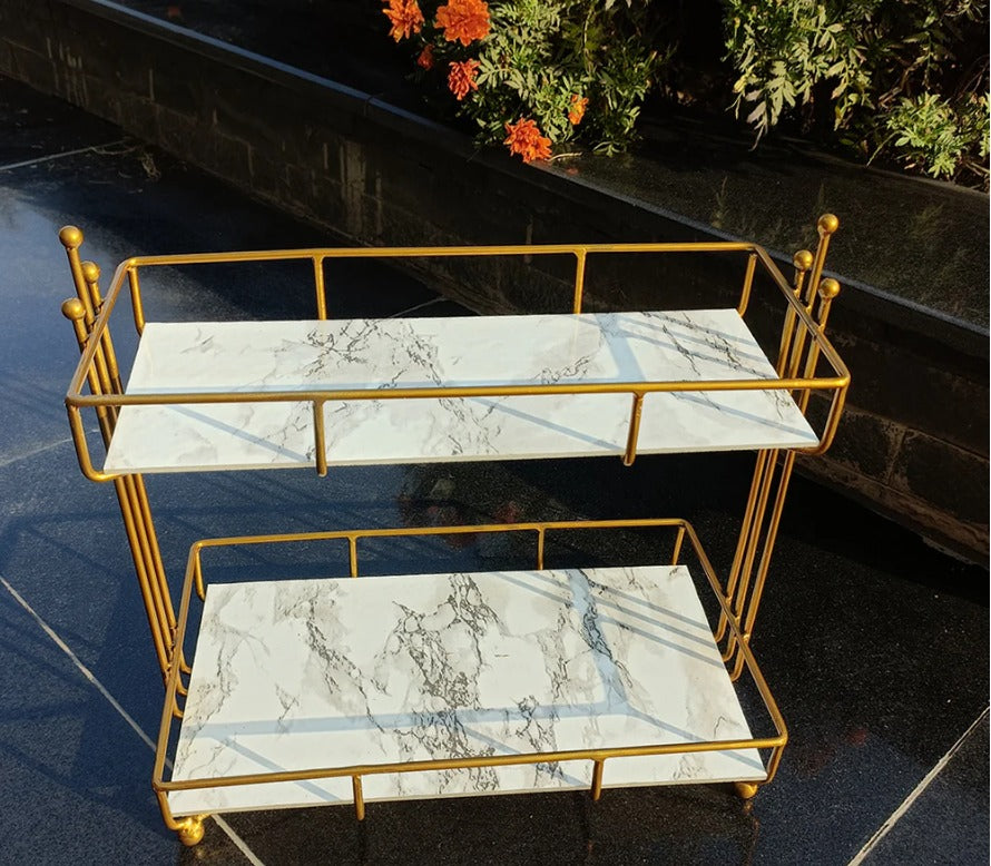 New Modern Stylish 2 Layer Makeup Organizer Cosmatic Rack