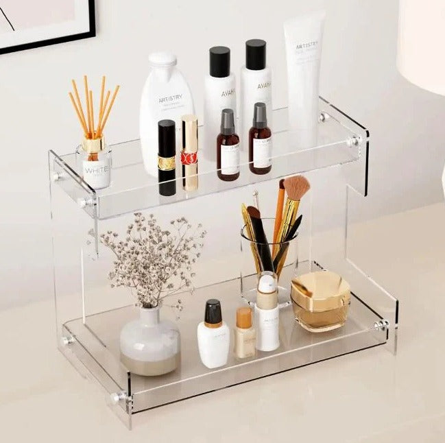 The Stylish Queen Acrylic Unbreakable Cosmetic Organizer 👑